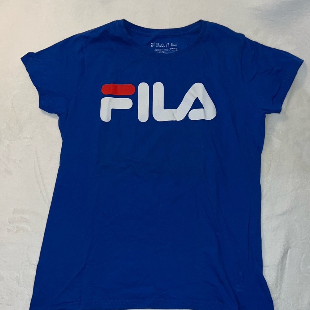 Fila Women's Blue Graphic Tee